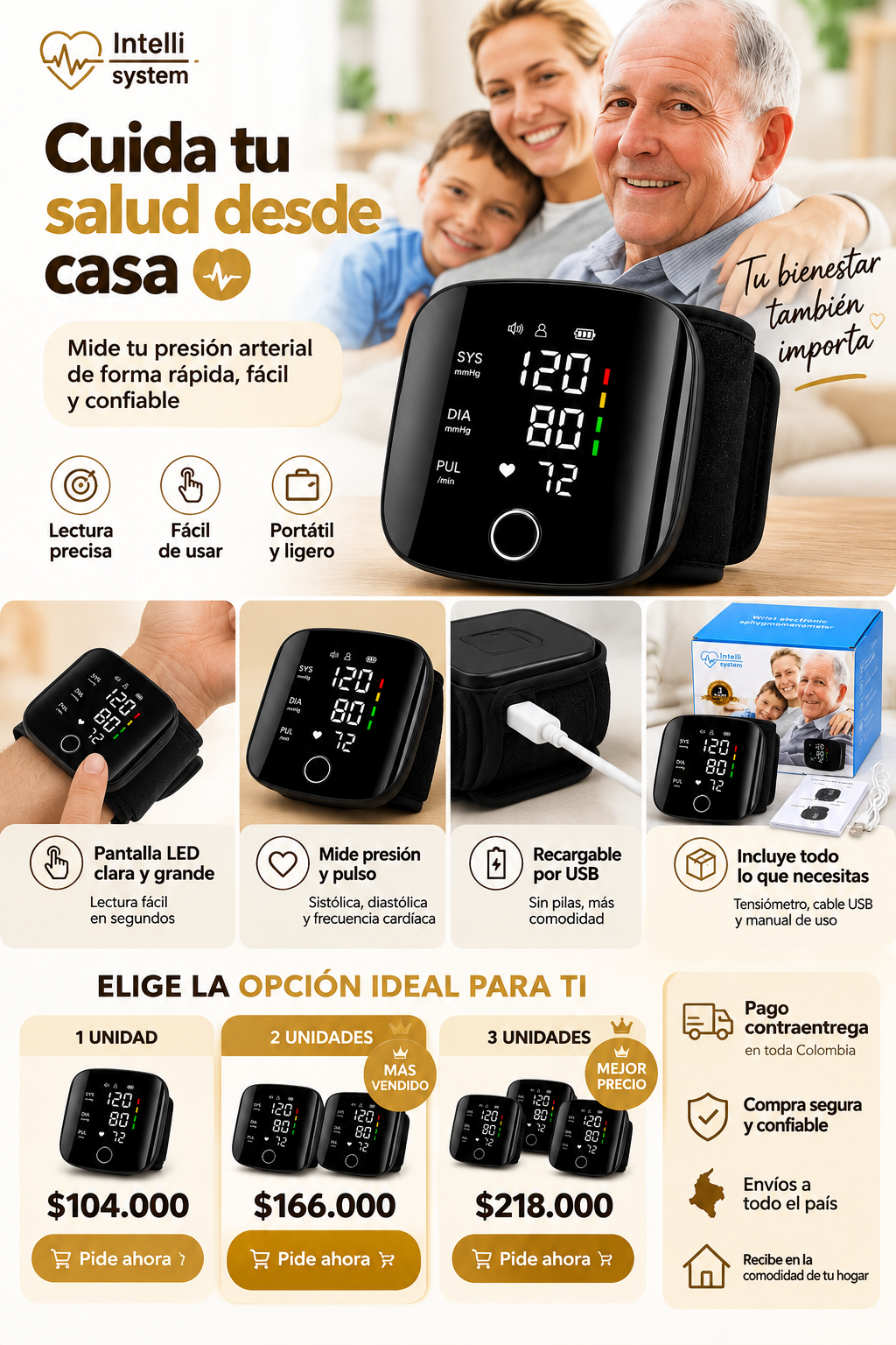 Tensiómetro De Muñeca