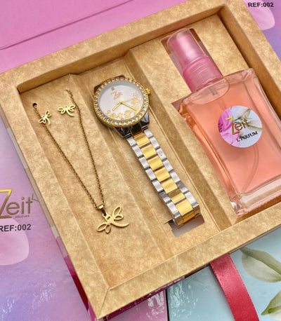 😍 Beautiful kit (Reloj + Fragancia + Gargantilla) 🌟