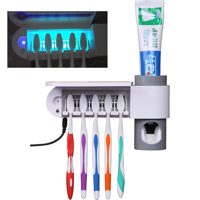 Esterilizador de cepillo de dientes 2 en 1 