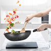 👨‍🍳 Olla de cocina wok, cacerola con tapa a presión para hacer cualquier alimento al vapor 🍚